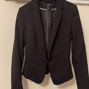 Black suit blazer h&M size 2